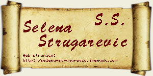 Selena Strugarević vizit kartica